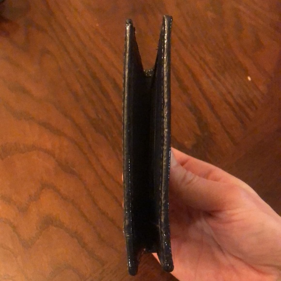 Rare Coach Chelsea Multi Colour C Navy Blue Wallet ID Card Holder Mini NWT - Picture 7 of 8